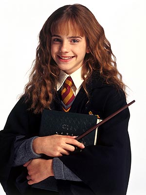 As Hermoine when she was just nine years old