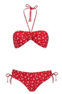 Tap in to your sailor side, with this red anchor print beauty £12 Sainsbury's 