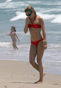 Kate Hudson in a teeny weeny red bikini